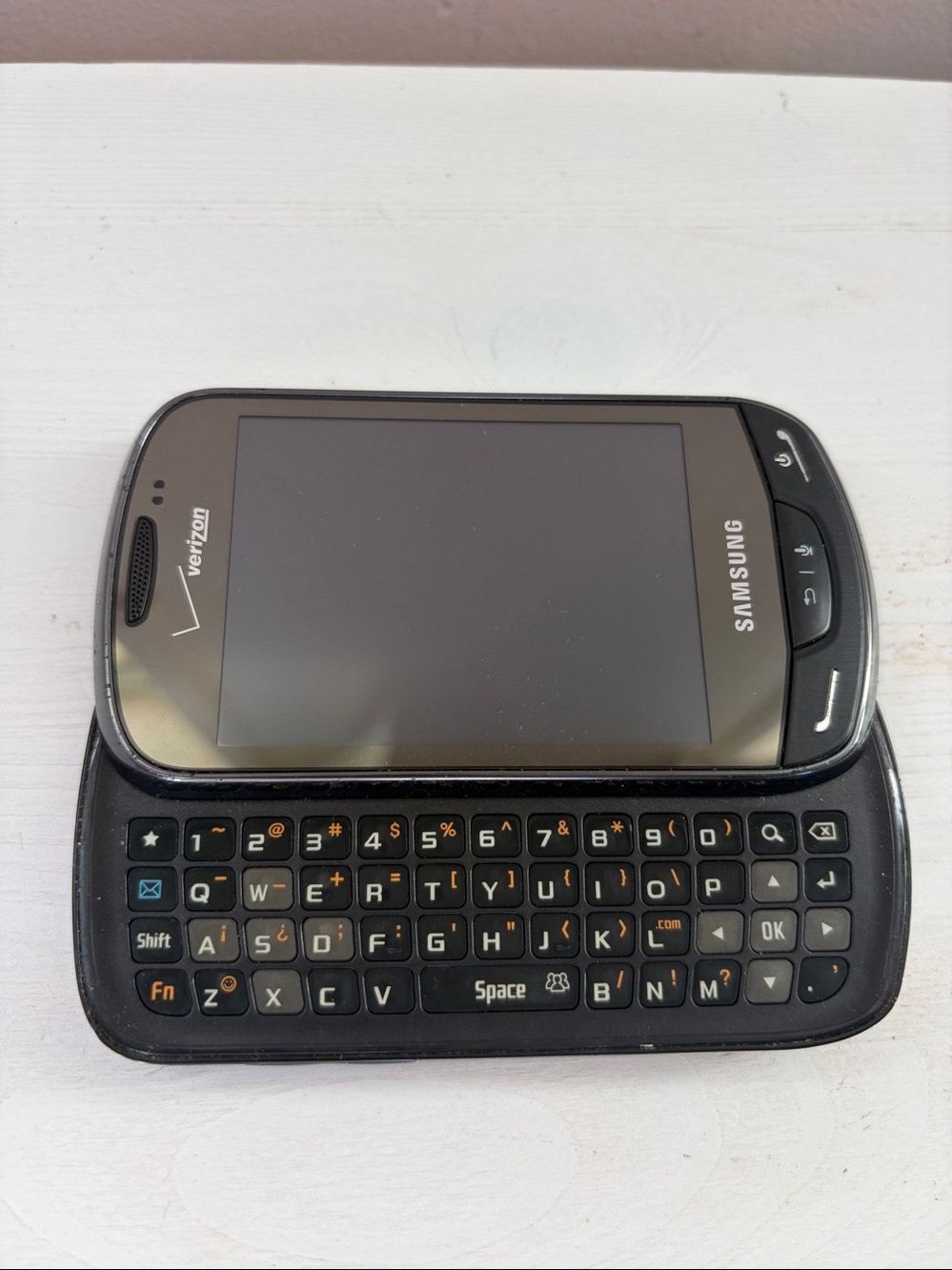 Samsung QWERTY Slider Cell Phone Retro Verizon Vintage